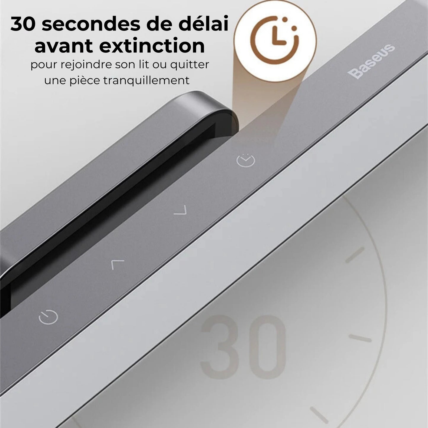 lampe magnétique de bureau 30 secondes avant extinction