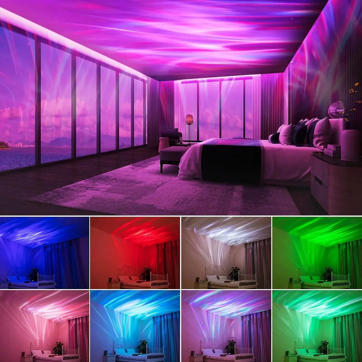 projecteur d'aurores boréales chambre
