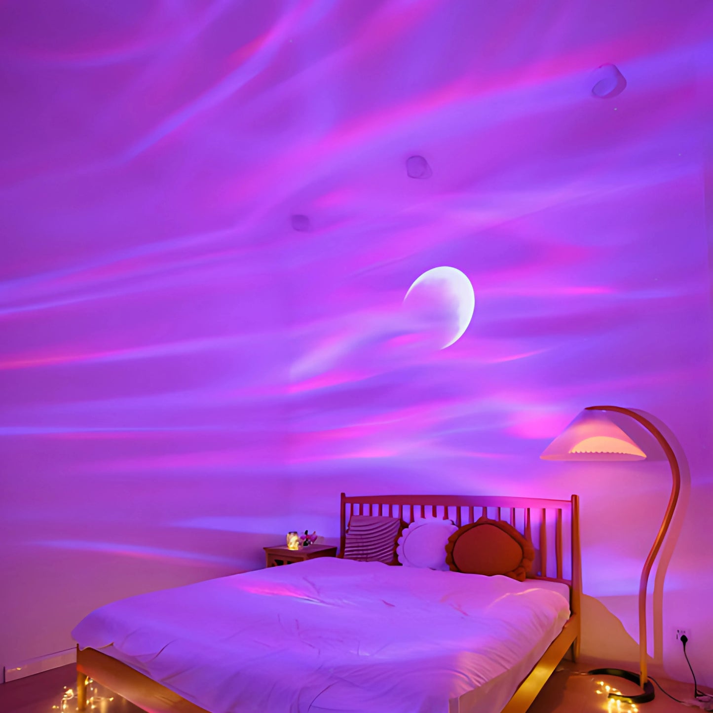 projecteur d'aurores boréales galaxy moon chambre