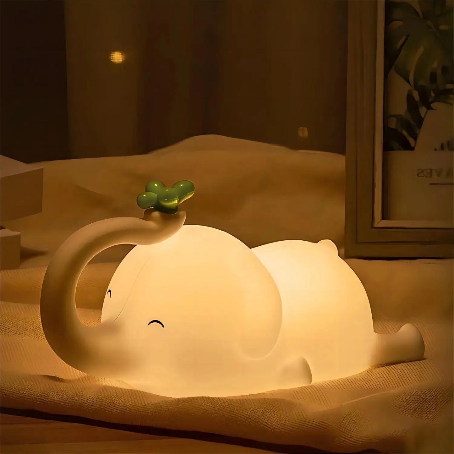 veilleuse éléphant de 3/4