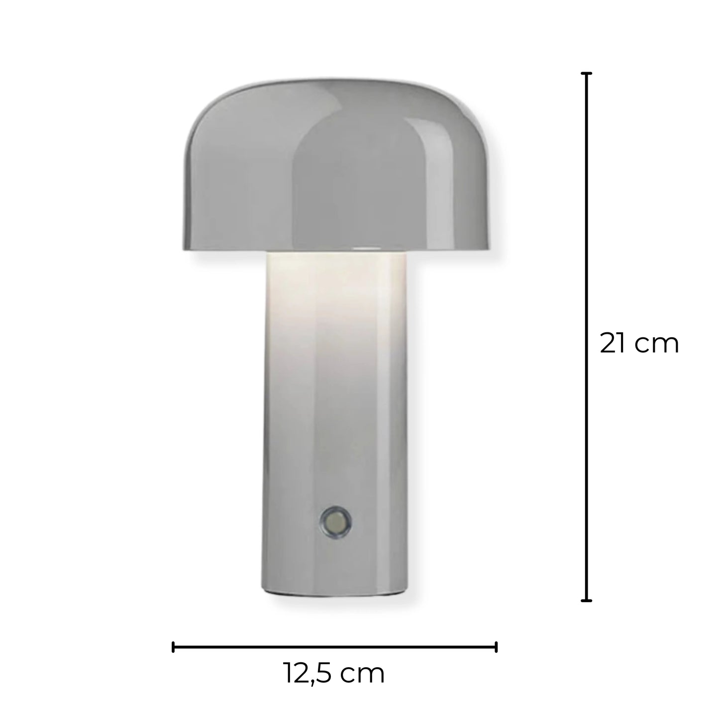 Lampe de table champignon style italien