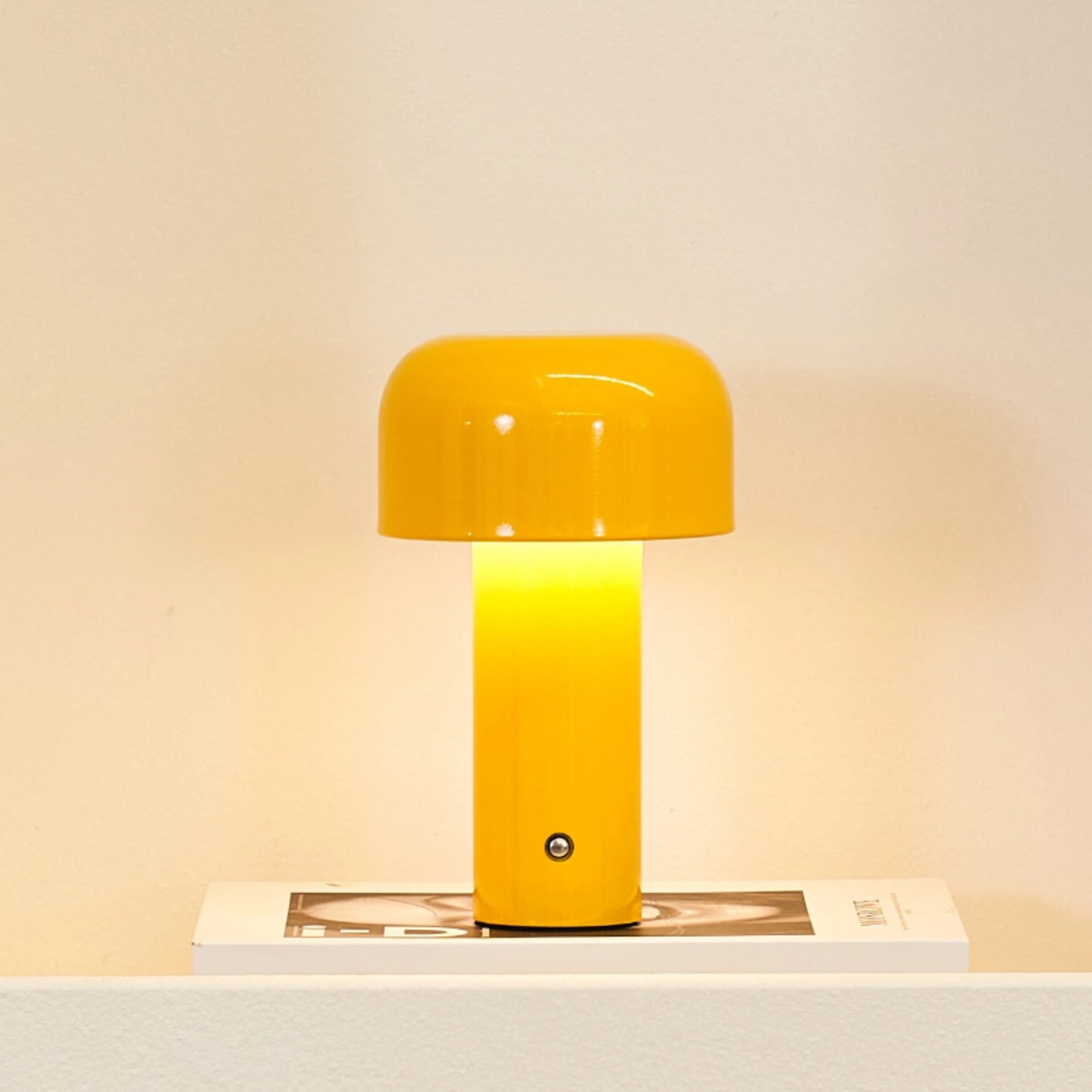 Lampe de table champignon style italien