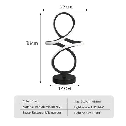 Modern LED Table Lamp Dek Decor Light For Study Bedroom Bedside Living Room Office Bookcase Bar Home Reading Lighting Fixture