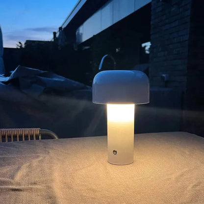 Lampe de table champignon style italien