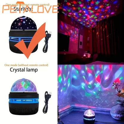Water Ocean Wave Projector Led Night Light for Home Bedroom Decor Colorful Starry Sky Projector Lamp Great Kid Gift
