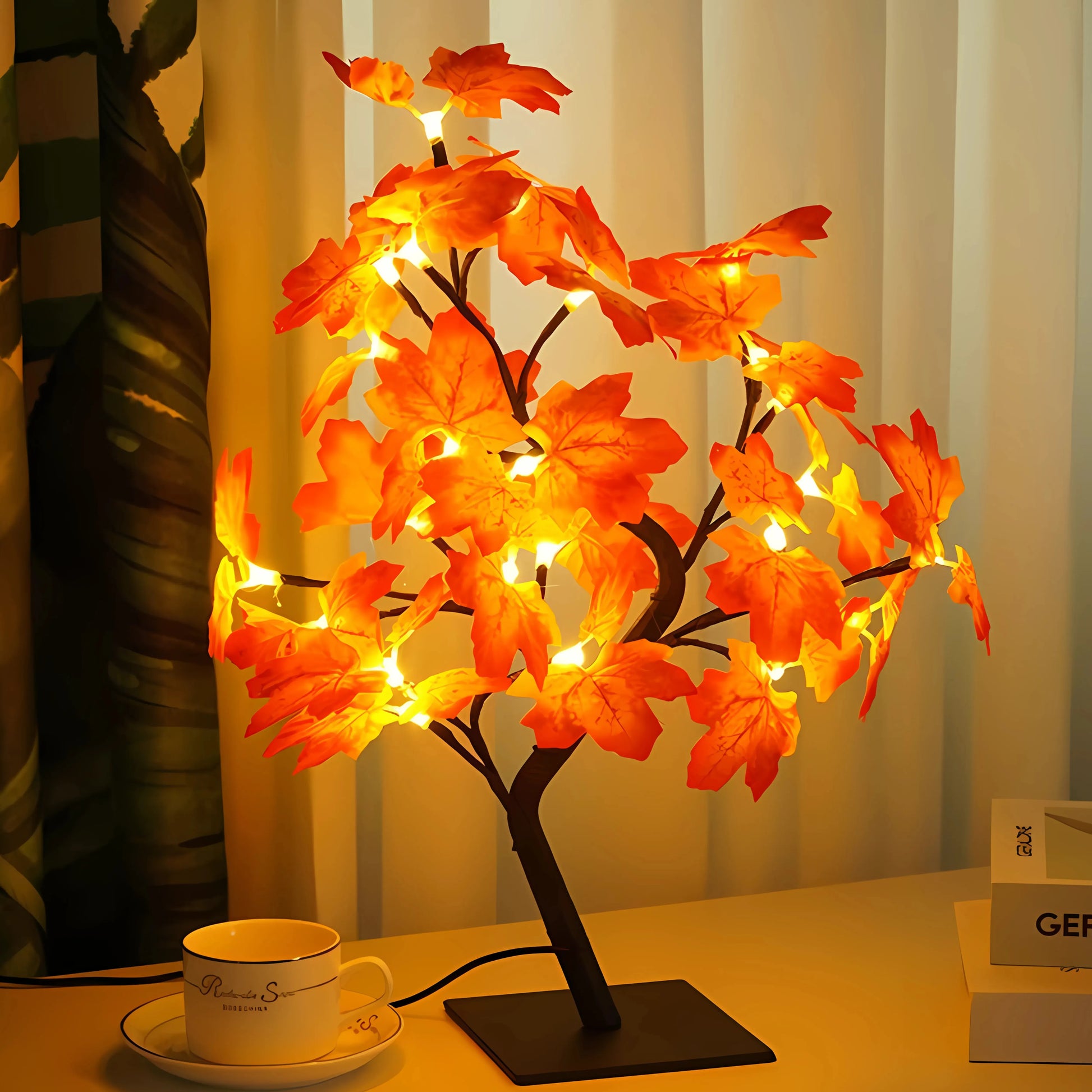 arbre lumineux led automne de 3/4