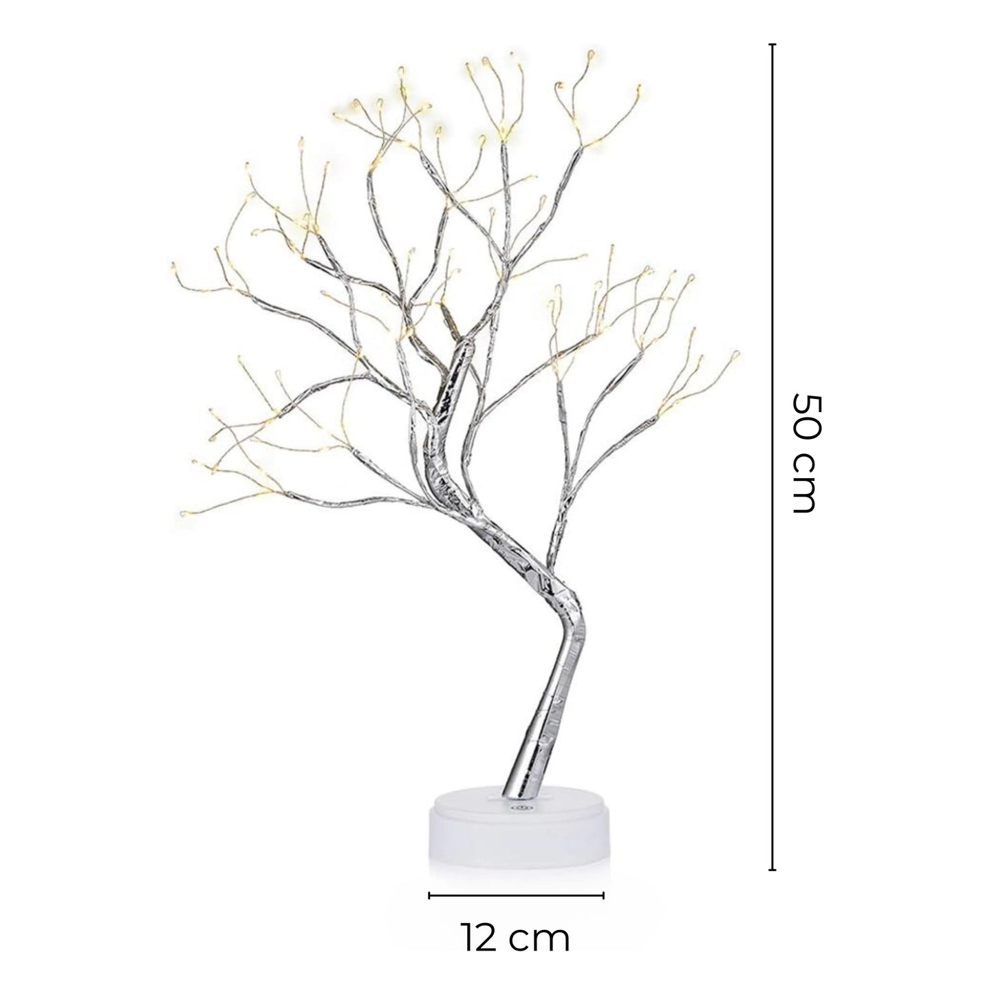 arbre lumineux à led bourgeons multicolore dimensions