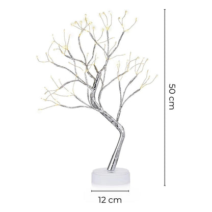 arbre lumineux à led bourgeons multicolore dimensions