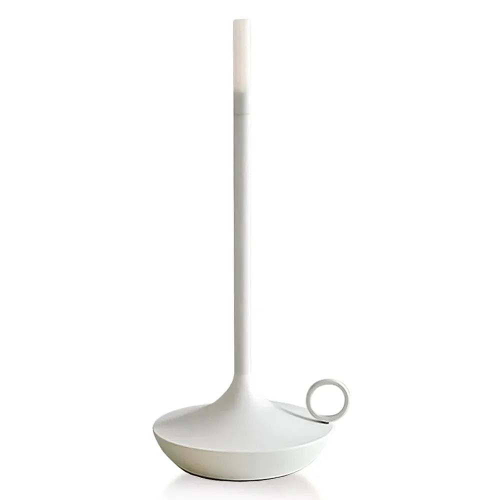 lampe bougie vintage fond blanc