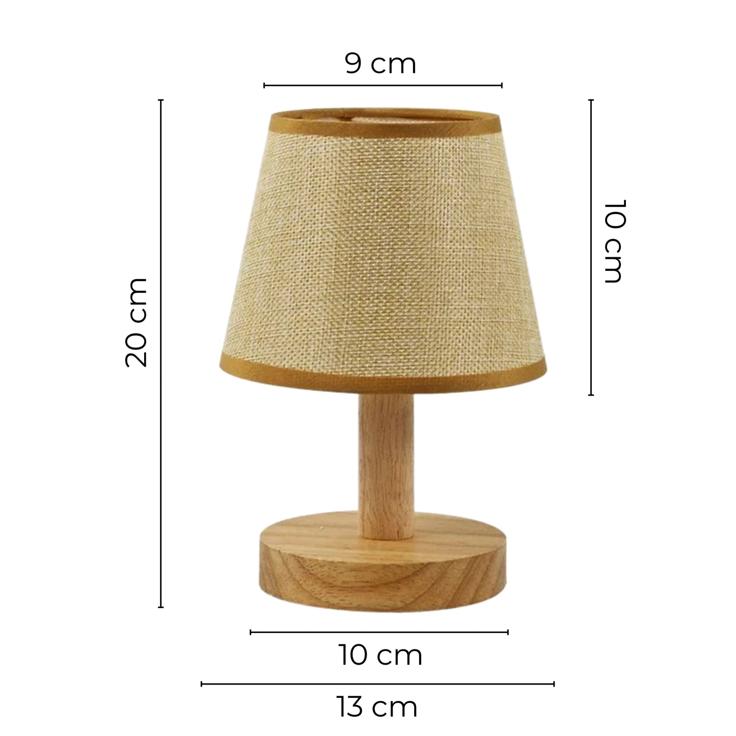 lampe de chevet pied en bois dimensions 2