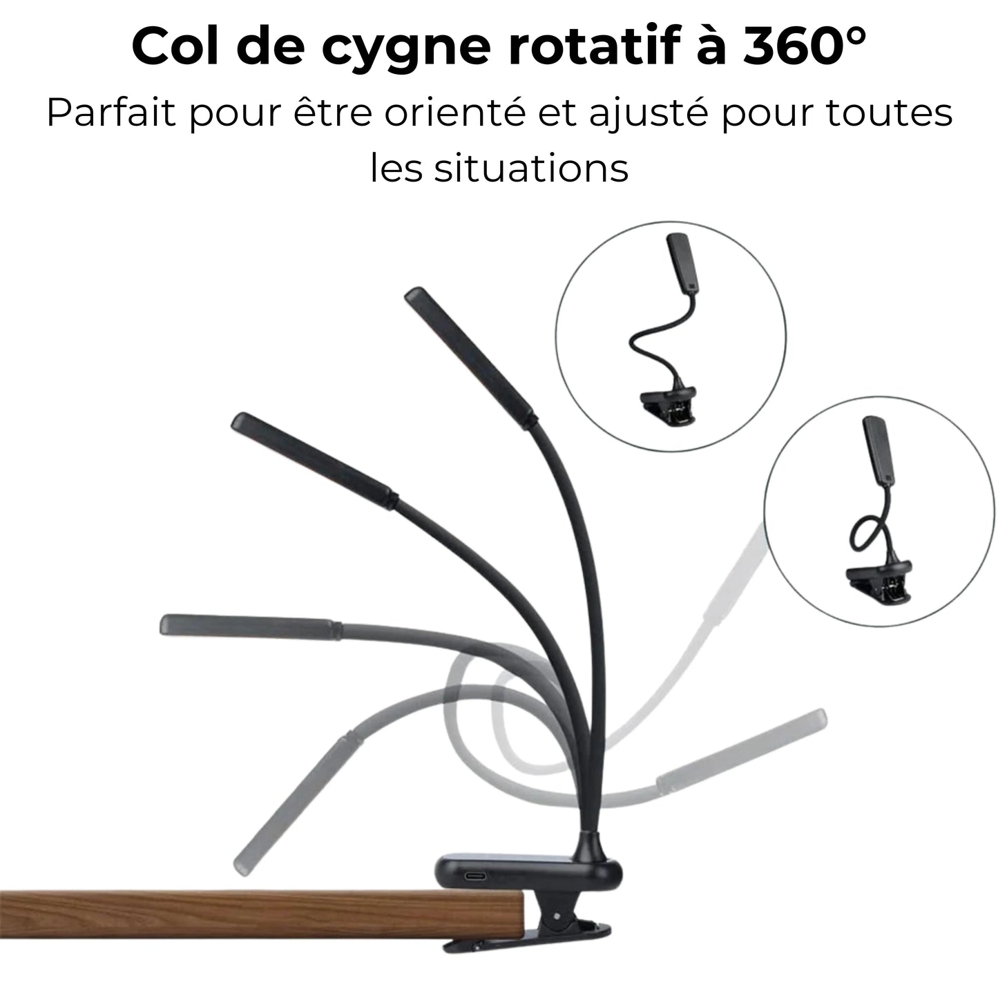 lampe de lecture à pince 16 leds caractéristiques