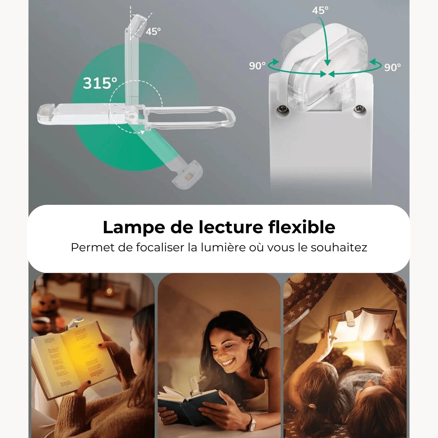 lampe de lecture pour livre classique caractéristiques