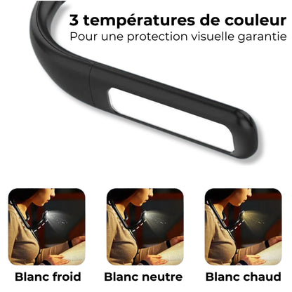 lampe de lecture tour de cou orientable couleurs