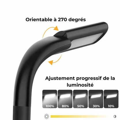 lampe de lecture tour de cou orientable luminosité