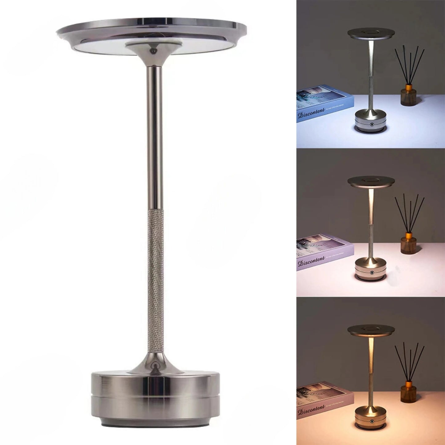 lampe de table sans fil rechargeable 3 couleurs 3 modes 2