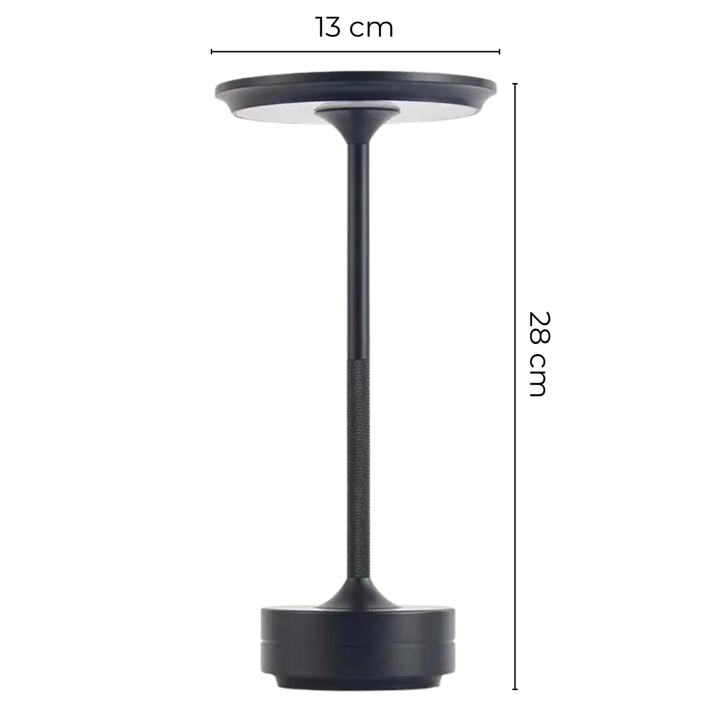 lampe de table sans fil rechargeable  couleurs dimensions