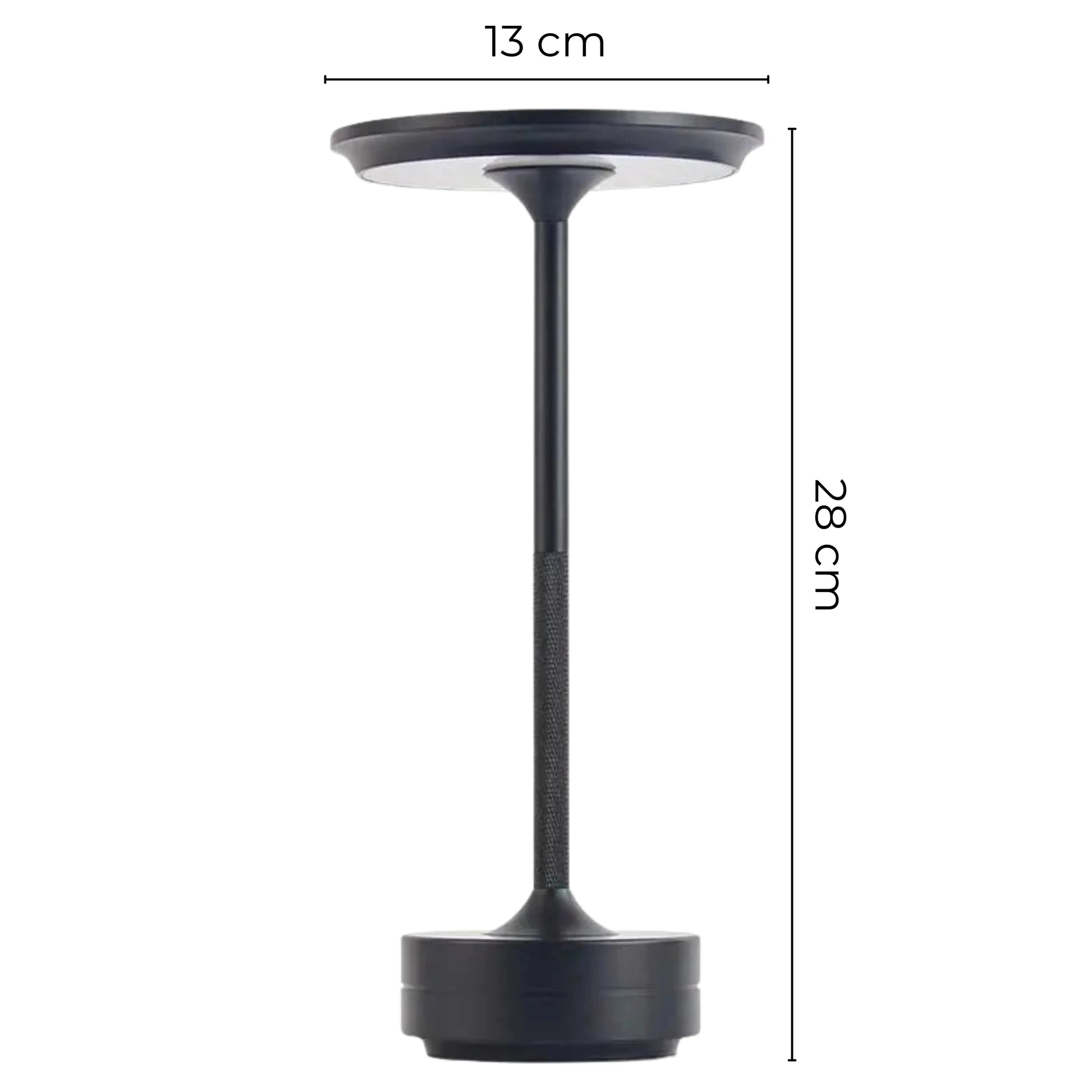lampe de table sans fil rechargeable  couleurs dimensions