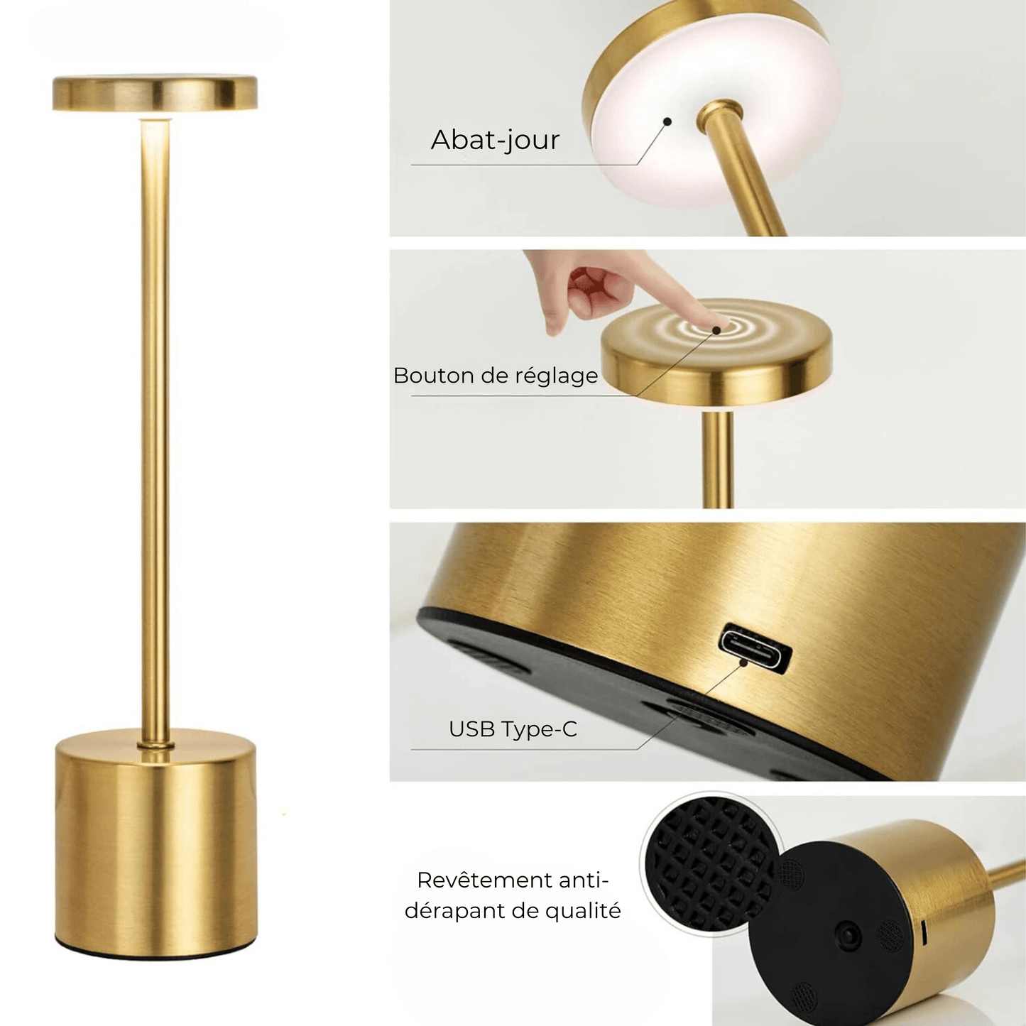 lampe de table sans fil rechargeable caractéristiques