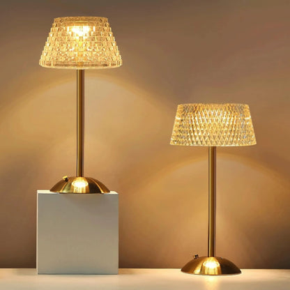 lampe de table sans fil rechargeable diamant 2 modèles