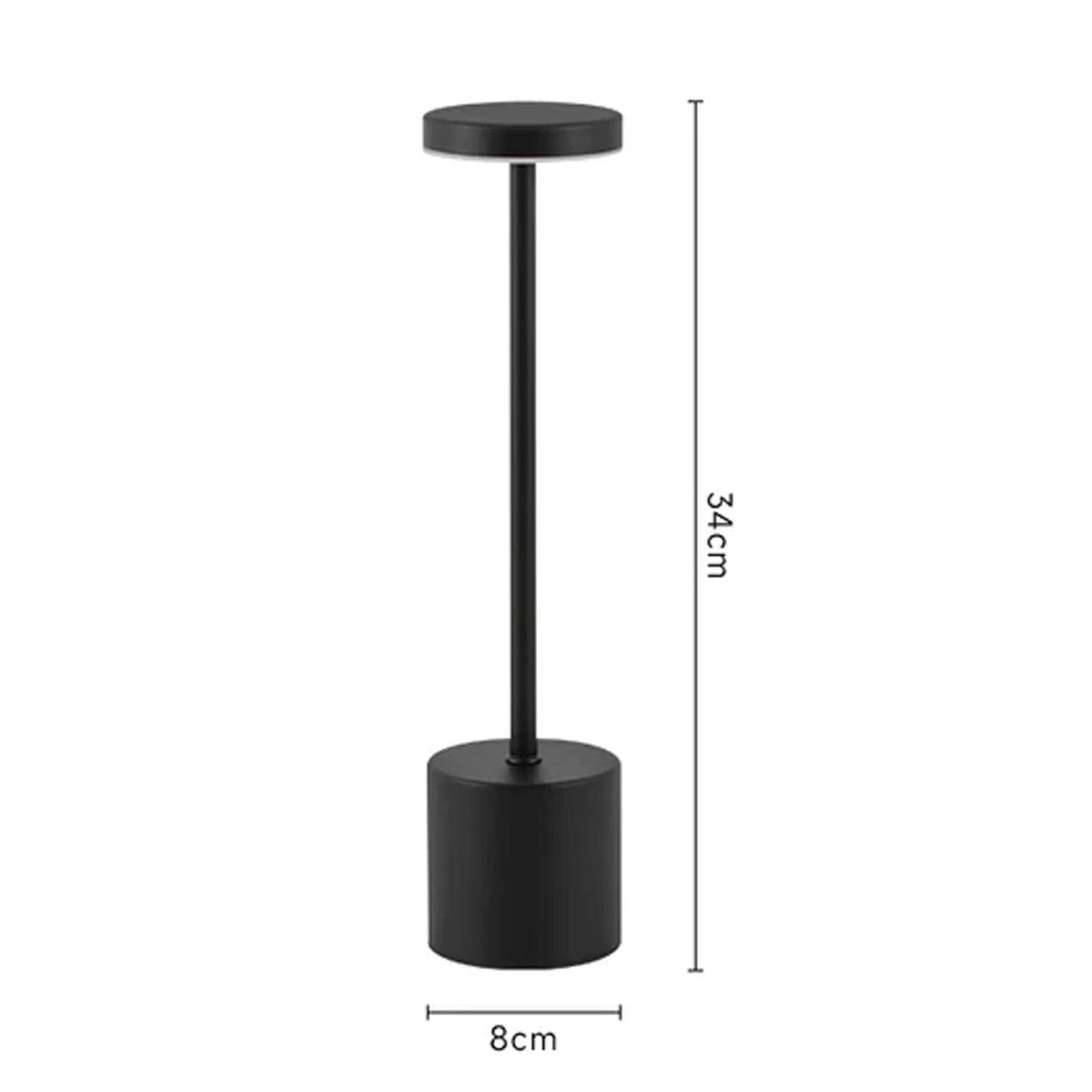 lampe de table sans fil rechargeable dimensions 3
