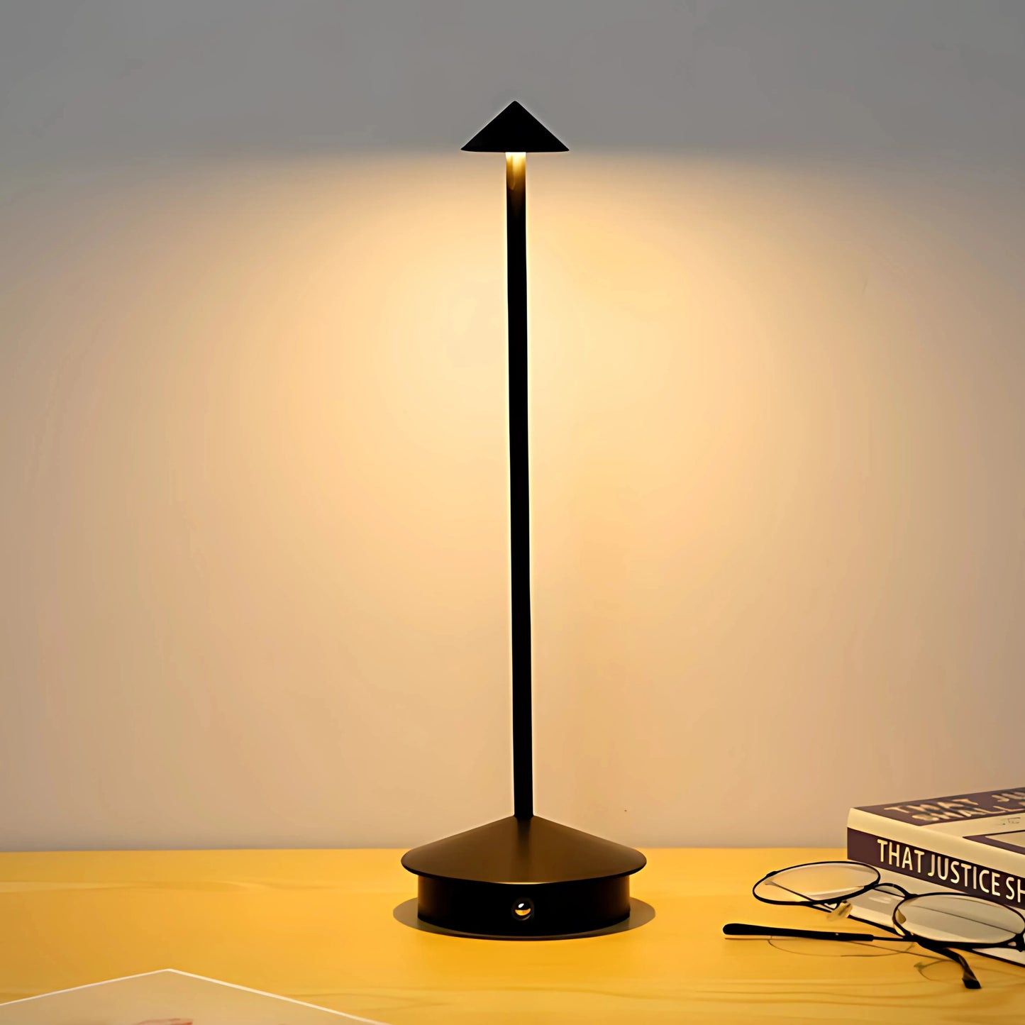 lampe de table sans fil rechargeable minimaliste