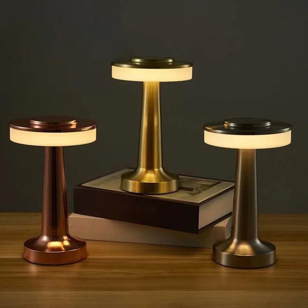 lampe de table sans fil rechargeable retro 3 modèles