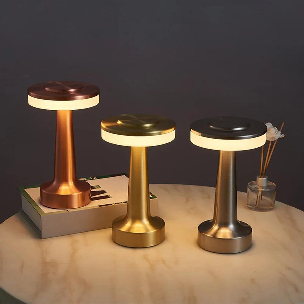 lampe de table sans fil rechargeable retro 3 modèles 2