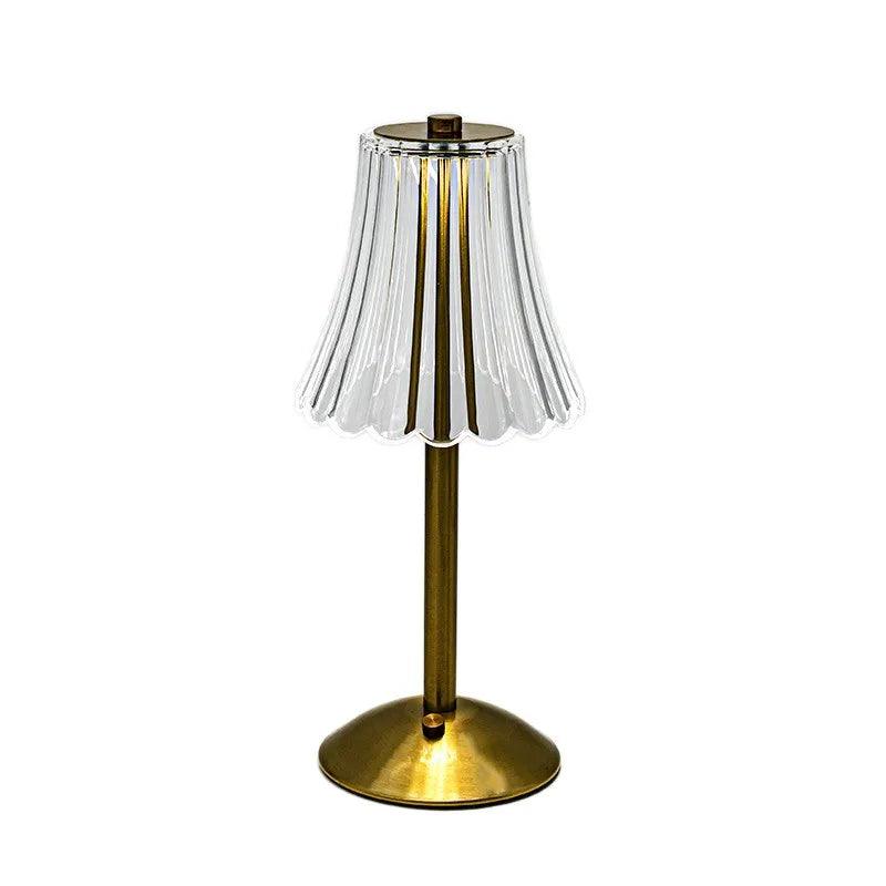 lampe de table vintage fond blanc