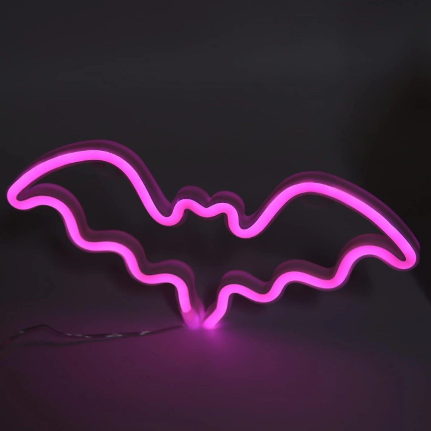lampe néon murale chauve-souris 2