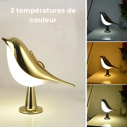 lampe oiseau design couleurs