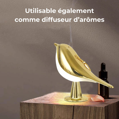 lampe oiseau design diffuseur