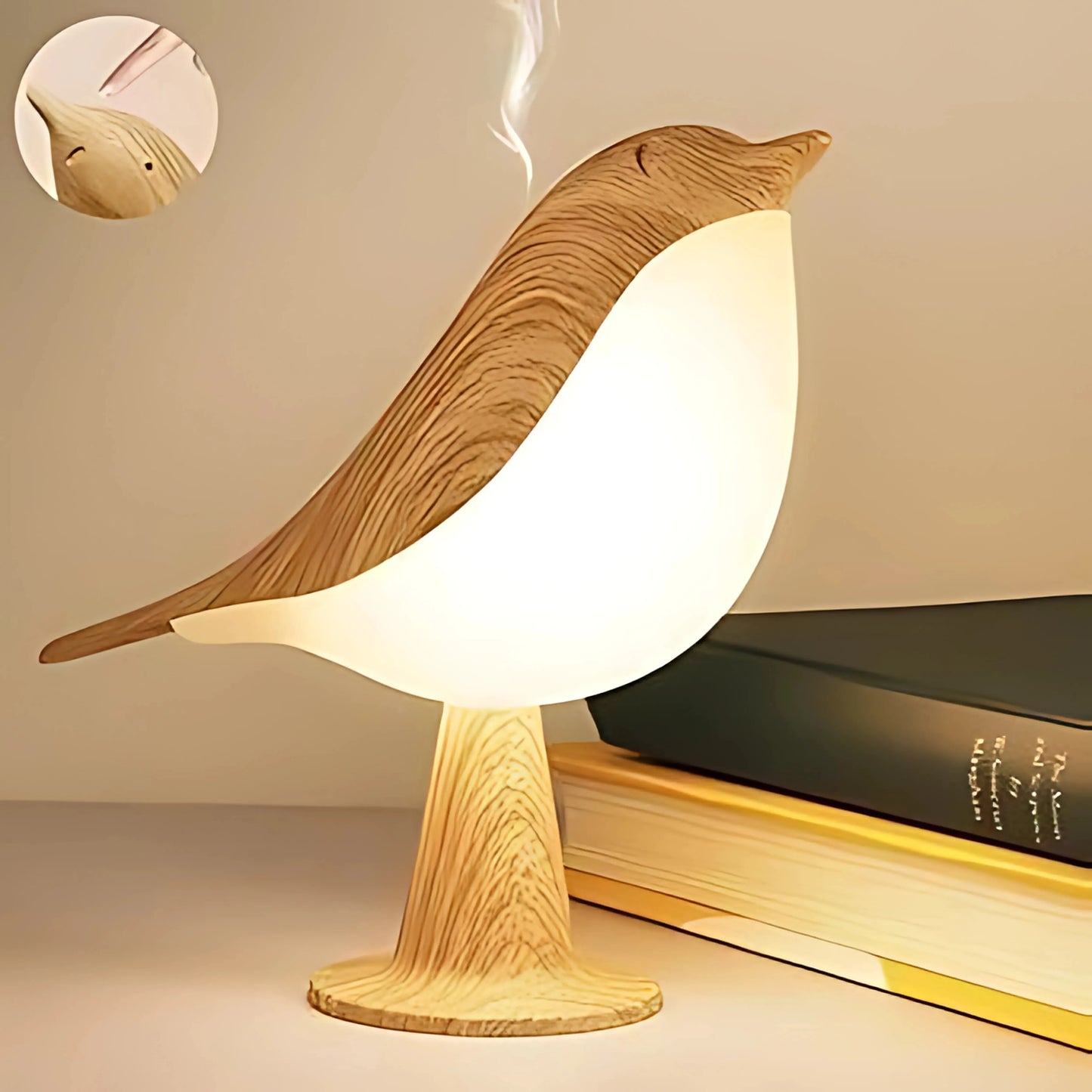 lampe oiseau diffuseur