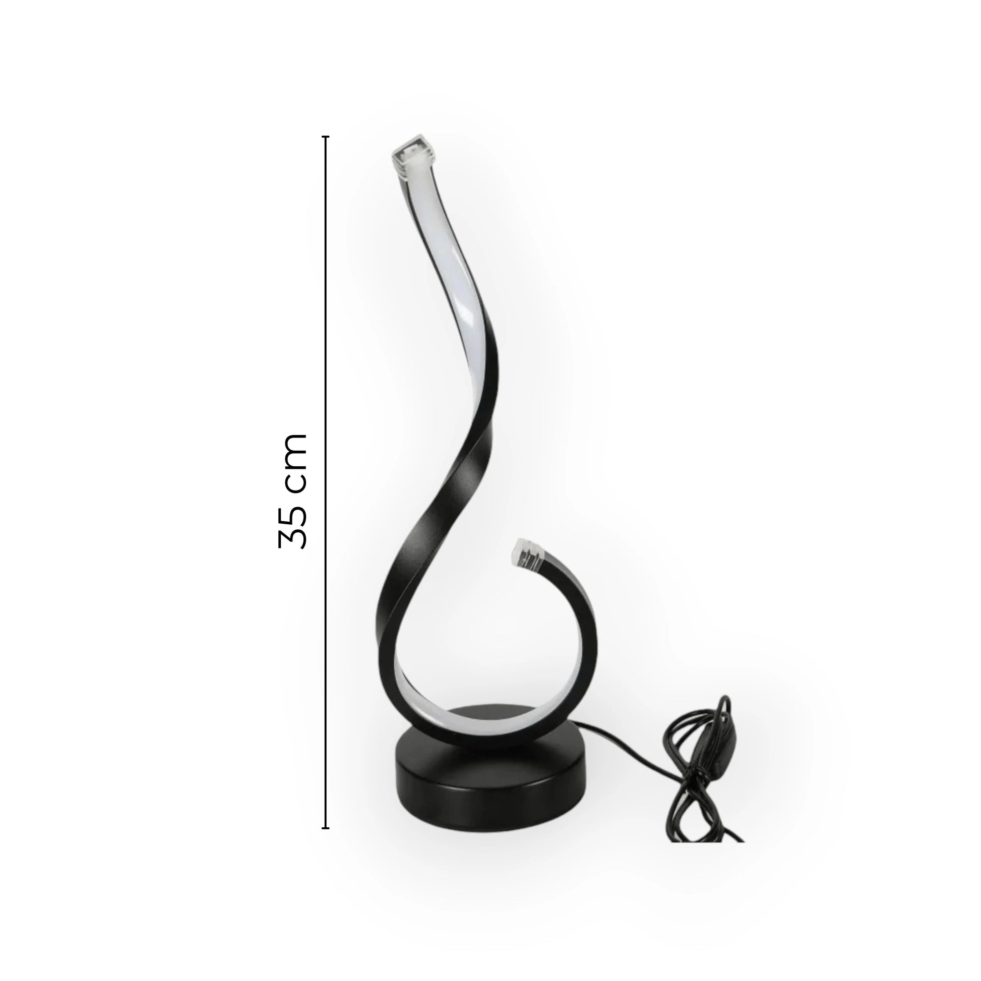 lampe spirale fer forgé dimensions