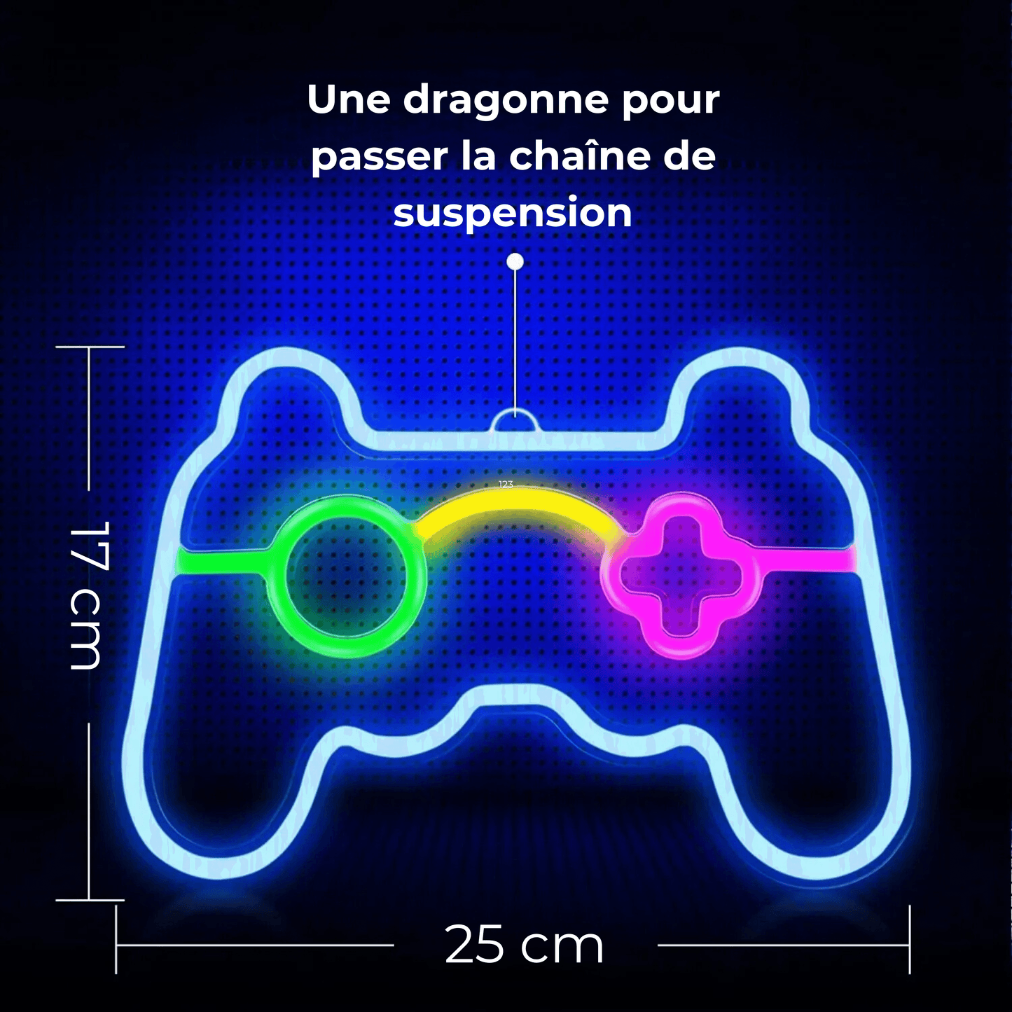 néon manette caractéristiques