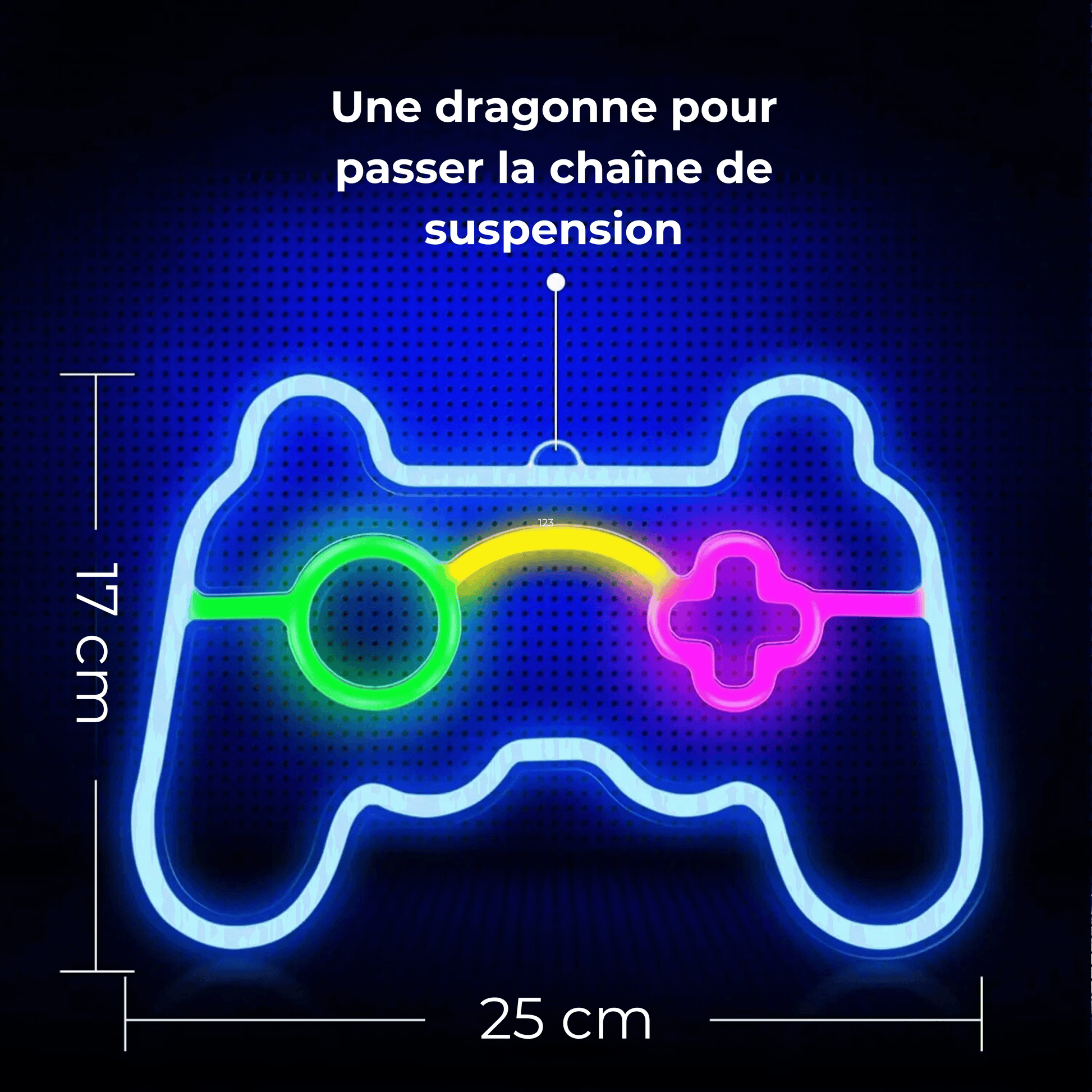 néon manette caractéristiques