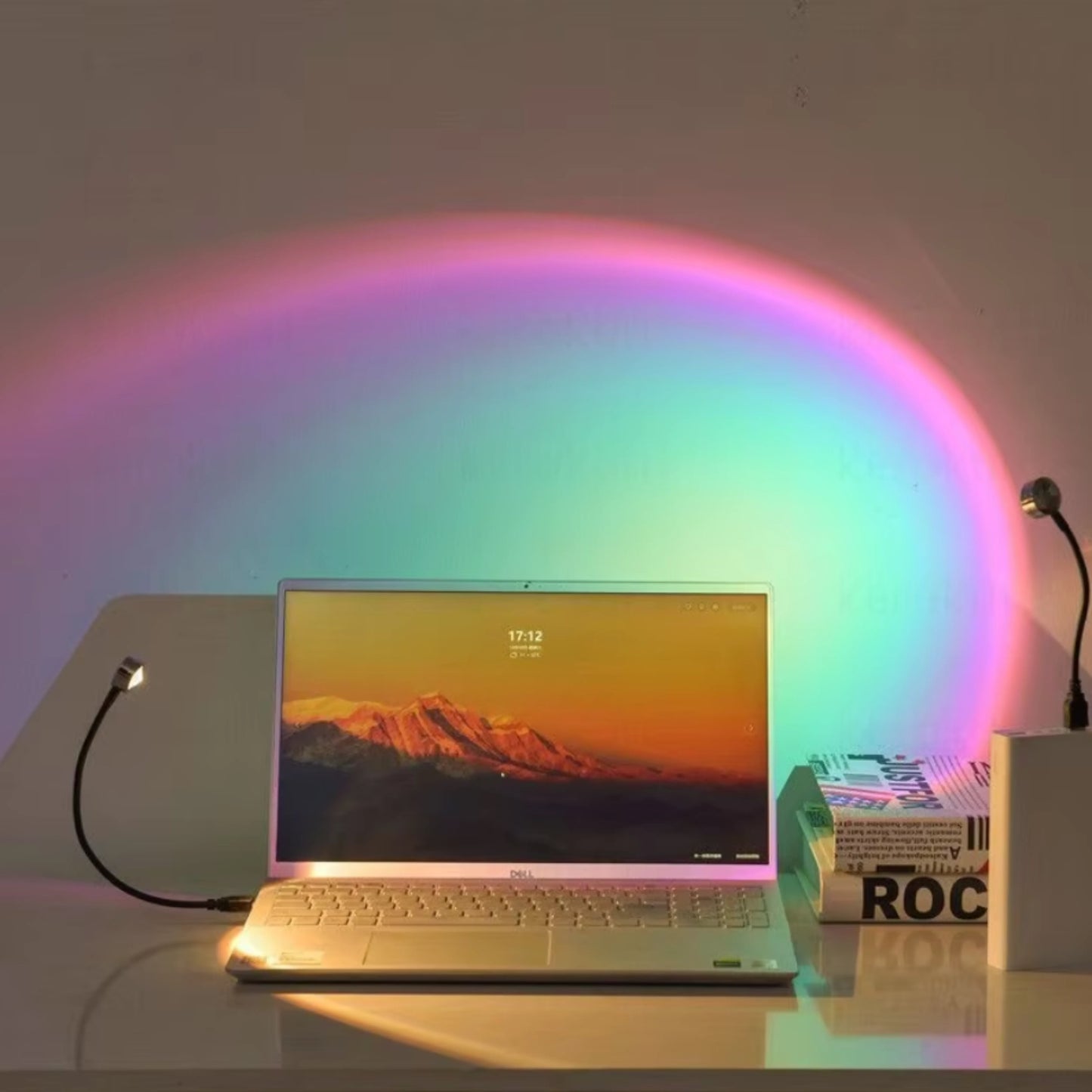 projecteur coucher de soleil USB laptop