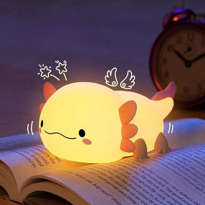 veilleuse axolotl