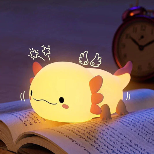 veilleuse axolotl