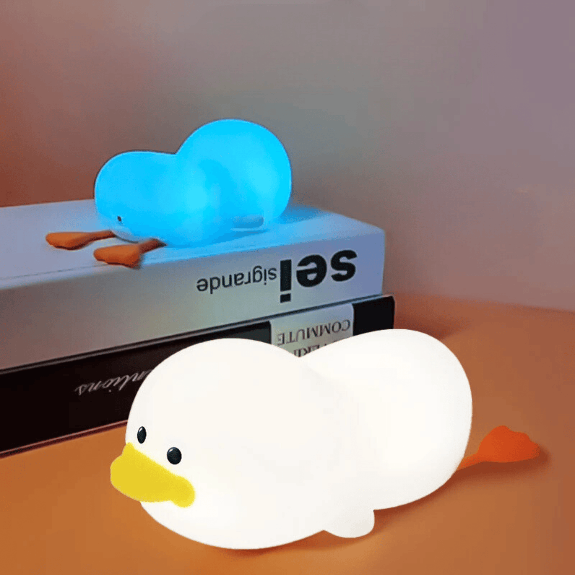 veilleuse canard dodo duck multicolore