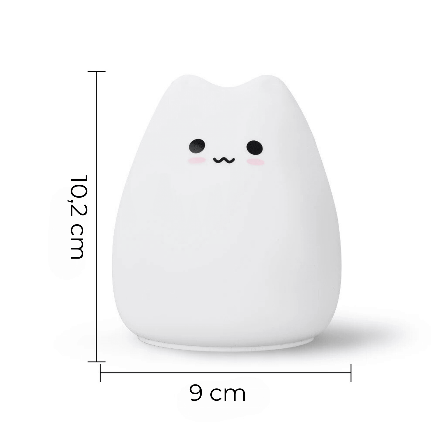  veilleuse chat dimensions