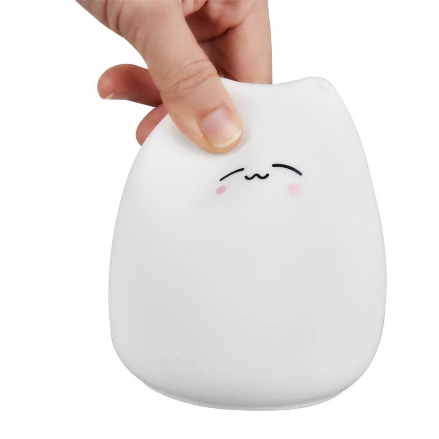 veilleuse chat moelleuse