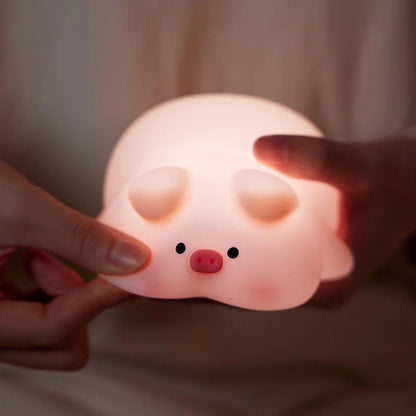 veilleuse cochon moelleuse