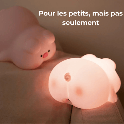 veilleuse cochon pour les enfants et les adultes