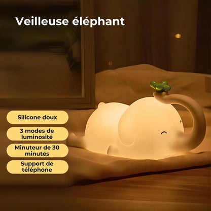 veilleuse éléphant caractéristiques