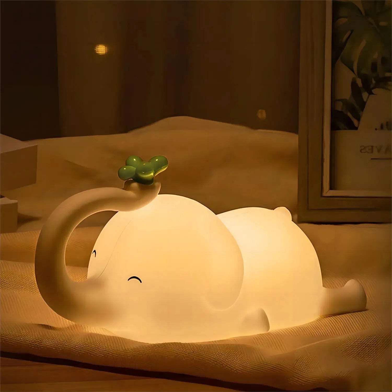 veilleuse éléphant de 3/4