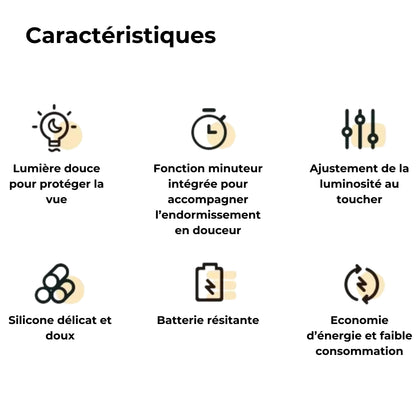 veilleuse led sans fil caractéristiques
