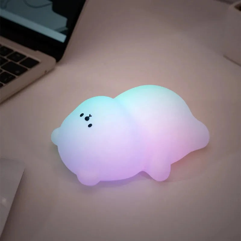 veilleuse ours multicolore